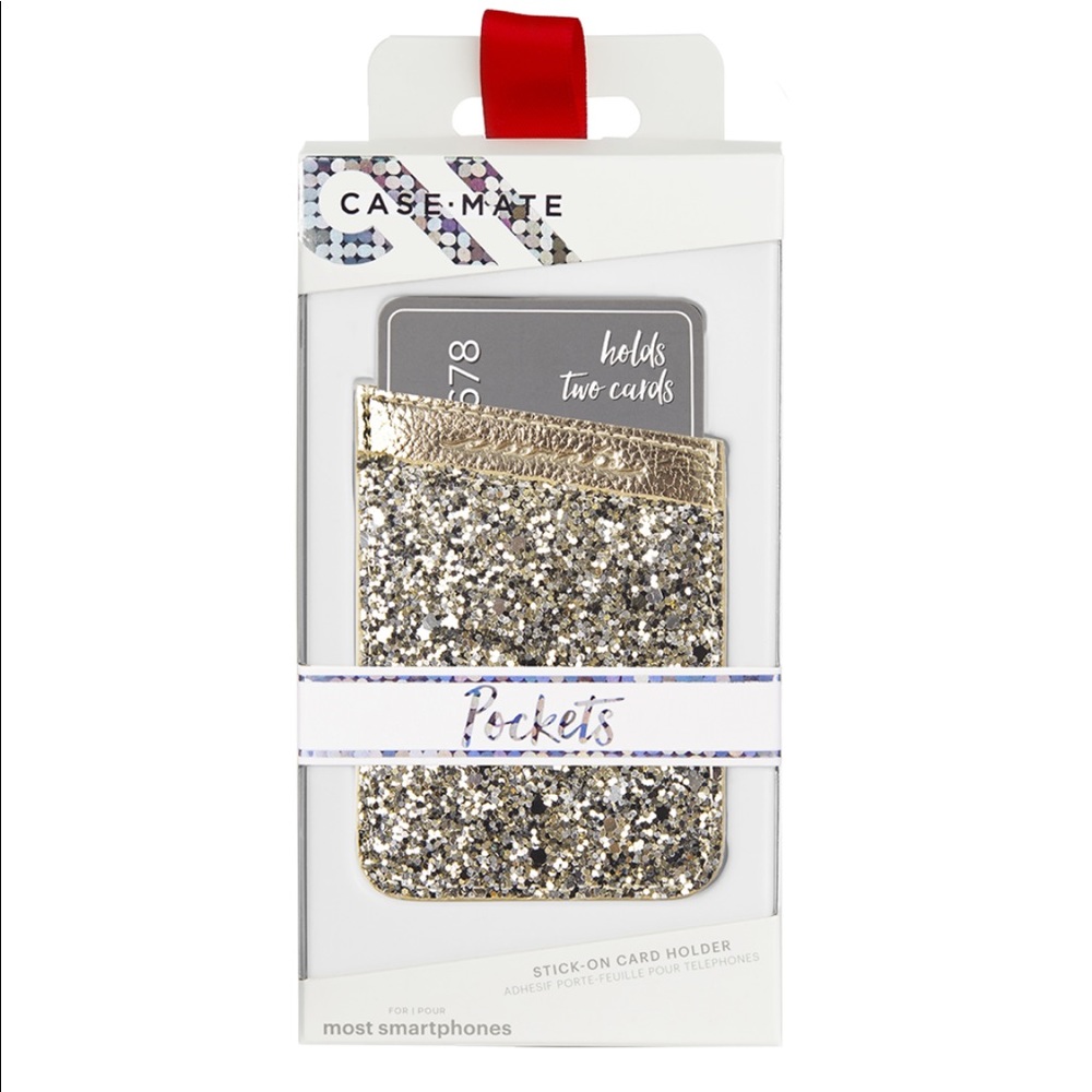 NWT casemate campaign glitter pocket